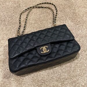 Black Quilted Purse